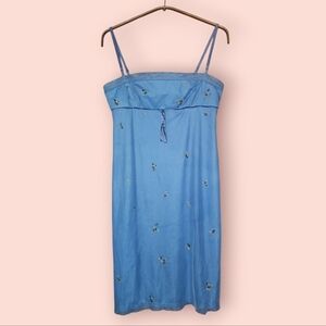 BCBG For Nordstrom Floral Beaded Tulle Vintage Mini dress